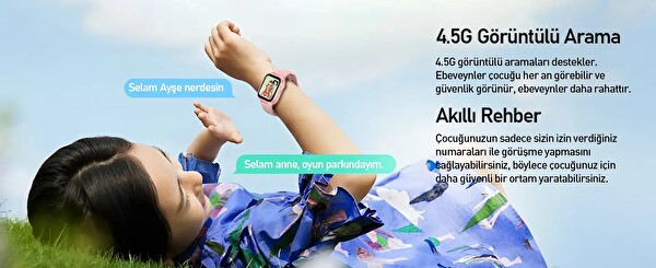 Buff Kids Watch Play 4.5G Sim Kartlı GPS Mavi Akıllı Çocuk Saati