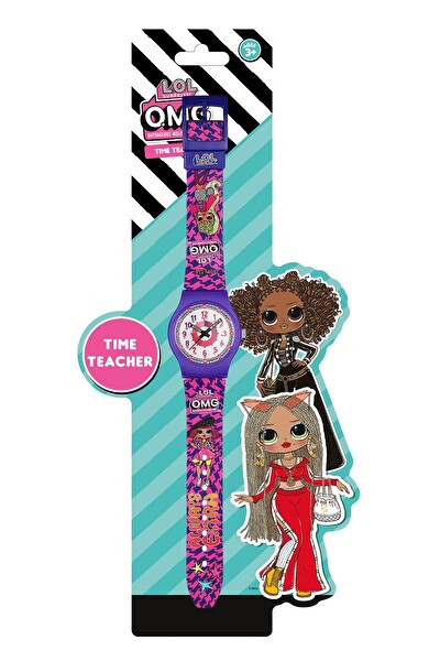 Miniflak Lol Surprise! Omg Lisanslı OMG7517 Pembe - Mor Öğretici Çocuk Saati