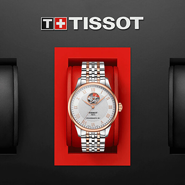 Tissot Le Locle Powermatic 80 Open Heart T0064072203302 Erkek Kol Saati