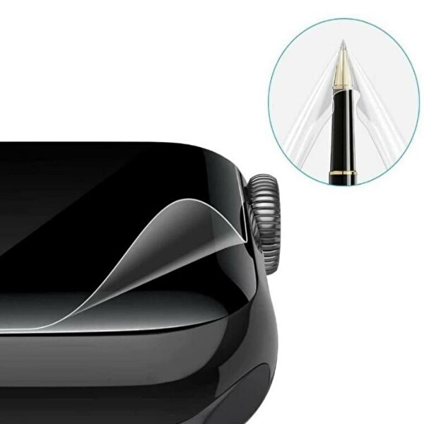Engo Apple Watch Series 11 46 MM TPU Ekran Koruyucu 2'li Şeffaf