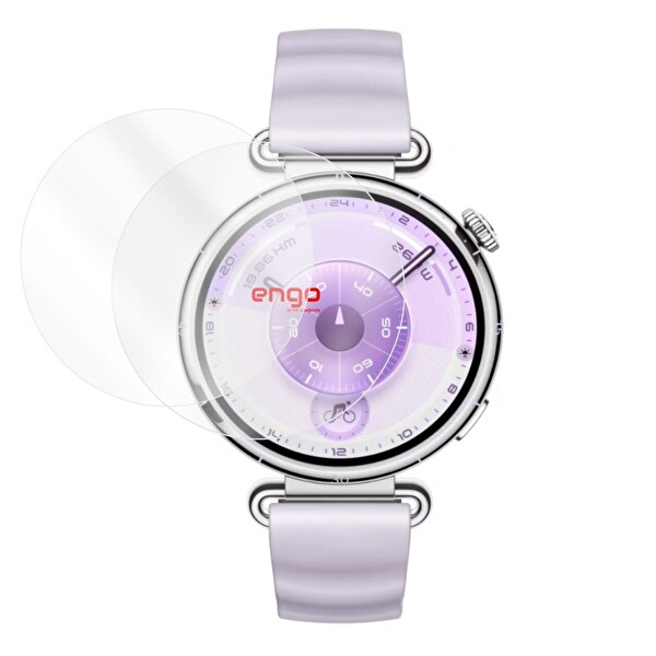 Engo Huawei Watch GT 6 41 MM TPU 2'li Şeffaf Film Ekran Koruyucu