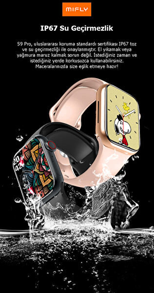 Mifly S10 Pro Altın Akıllı Saat