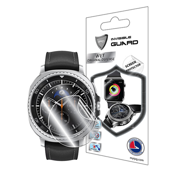 IPG Galaxy Watch 8 Classic Hydrogel İnce TPU ile uyumlu Ekran Koruyucu - 2 Adet