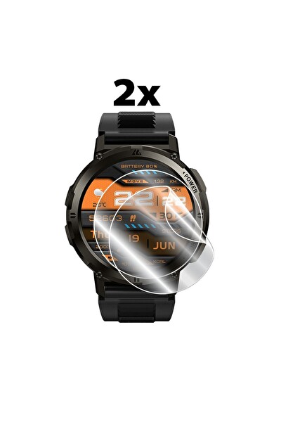 IPG Rova Stone T2 Watch ile Uyumlu Hydrogel Ekran Koruyucu - 2 Adet