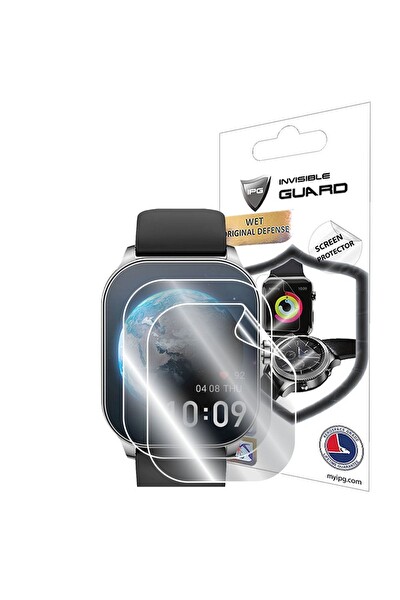 IPG Amazfit Pop 3s Watch ile Uyumlu Hydrogel Ekran Koruyucu - 2 Adet