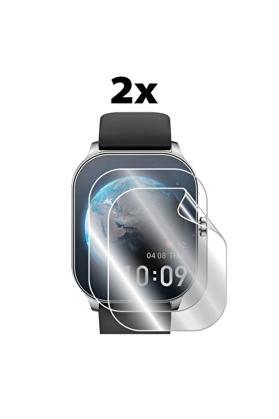 IPG Amazfit Pop 3s Watch ile Uyumlu Hydrogel Ekran Koruyucu - 2 Adet