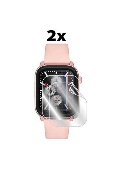 IPG U.S. Polo Assn. Connect Uspa3000 USPA3000-01/05 ile Uyumlu Hydrogel Ekran Koruyucu - 2 Adet