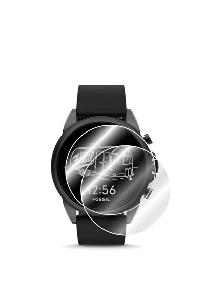IPG Fossil Gen 6 KASA ÖLÇÜSÜ 44MM ile Uyumlu Hydrogel Ekran Koruyucu - 2 Adet