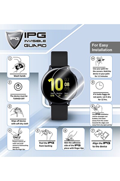 IPG U.S. Polo Assn. Connect USPA3004 ile Uyumlu IPG HydroGel Ekran Koruyucu - 2 Adet