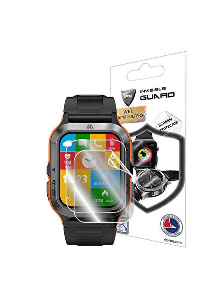 IPG Kospet Tank M2 Watch ile Uyumlu Hydrogel Ekran Koruyucu - 2 Adet