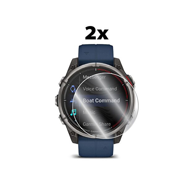 IPG Garmin quatix 8 47mm Hydrogel İnce TPU ile uyumlu Ekran Koruyucu - 2 Adet