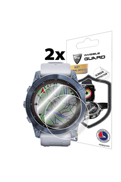 IPG Garmin Fenix 7x Solar - 7x Sapphire Hydrogel Ekran Koruyucu - 2 Adet