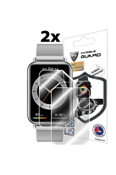 IPG Huawei Watch Fıt 2 Akıllı Saat ile Uyumlu Hydrogel Ekran Koruyucu - 2 Adet