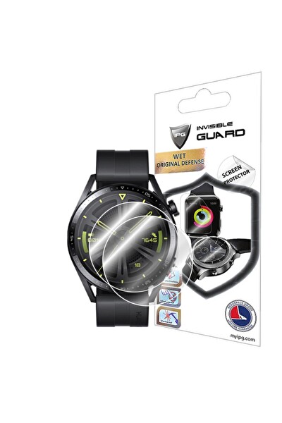 IPG Huawei Watch Gt 3 46 Mm ile Uyumlu Hydrogel Ekran Koruyucu - 2 Adet