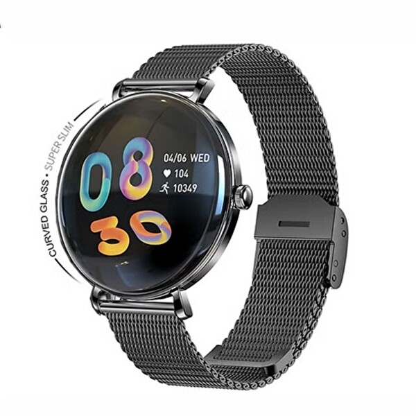 Haino Teko Teko18 Amoled Ekran Super Slim Tasarım WaterProof 3 Kordonlu Akıllı Saat Siyah