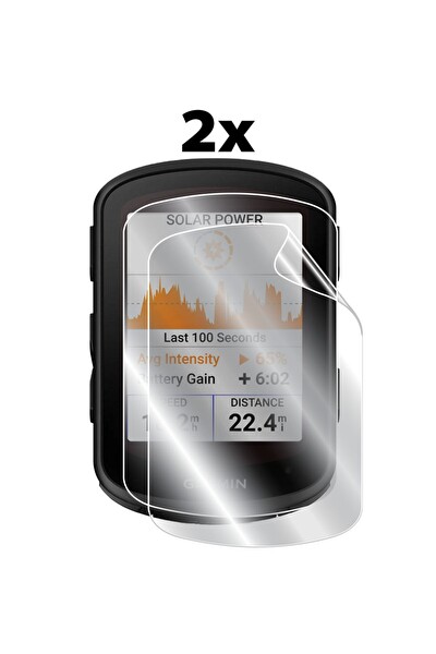 IPG Garmin Edge 540-840 Solar Gps Bisiklet Bilgisayarı Ile Uyumlu Hydrogel Ekran Koruyucu (2 Adet)