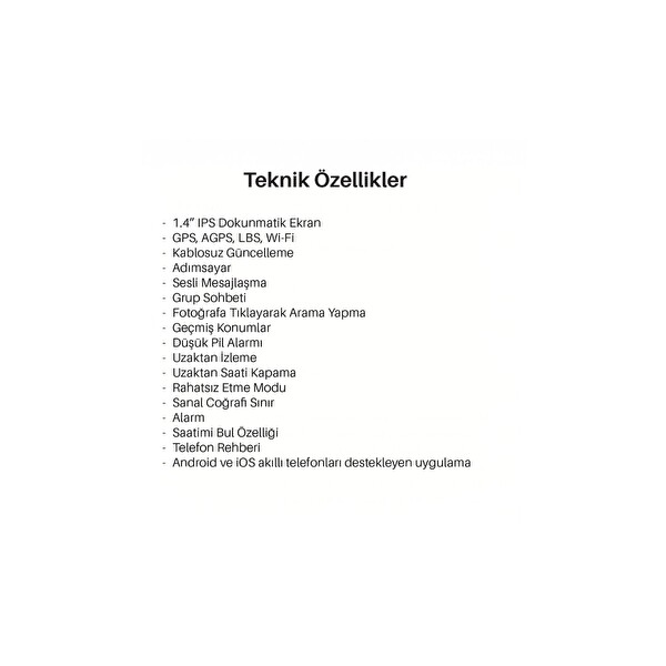 Piranha 9930 4G SIM Kart Wi-Fi GPS LBS Kamera Anlık ve Geçmiş Konum Akıllı Çocuk Takip Saati Mavi