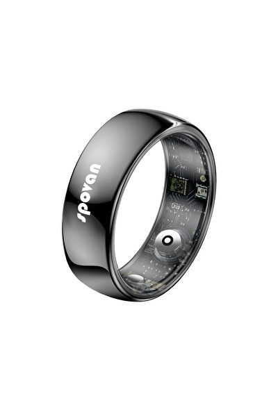 Spovan Ring Nabız Tansiyon SP02 EKG Yapay Zeka AI Akıllı Yüzük