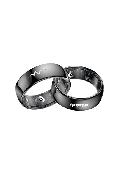 Spovan Ring Nabız Tansiyon SP02 EKG Yapay Zeka AI Akıllı Yüzük