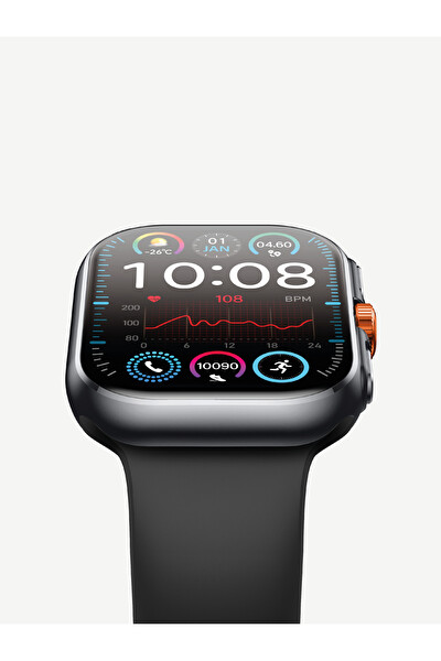 Linktech S105 Premium Amoled LT Watch Akıllı Saat Siyah (KVK Garantili)