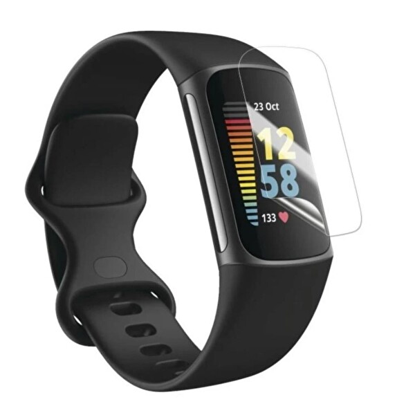 Engo Fitbit Charge TPU 6 Akıllı Saat Ekran Koruyucu - 2 Adet