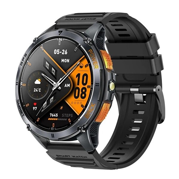 Haino Teko GPS-1 Amoled Ekran Su Geçirmez Dahili GPS Dahili Fener Akıllı Saat