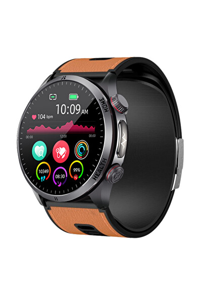 Spovan Electro Pro 2 Hava Basınçlı Tansiyon NFC Sesli Görüşme EKG Türkçe Akıllı Saat