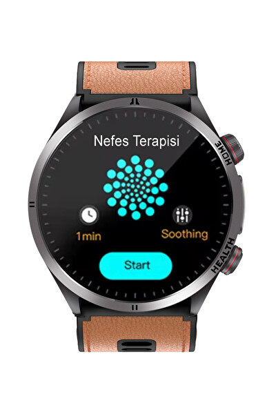 Spovan Electro Pro 2 Hava Basınçlı Tansiyon NFC Sesli Görüşme EKG Türkçe Akıllı Saat