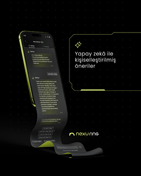 NexuRing Titanyum Akıllı Yüzük - Black9