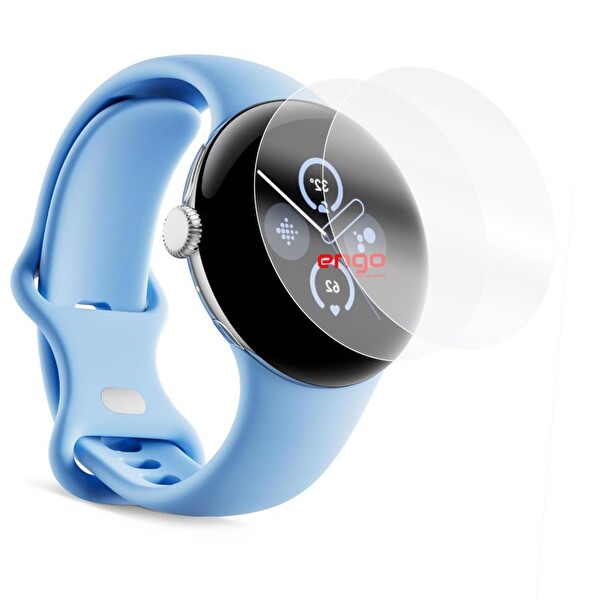Engo Google Pixel Watch 2 TPU Ekran Koruyucu Tam Uyumlu 2 Adet