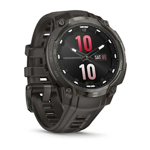Garmin Instinct Crossover 47 MM Amoled Kömür Siyahı Akıllı Saat