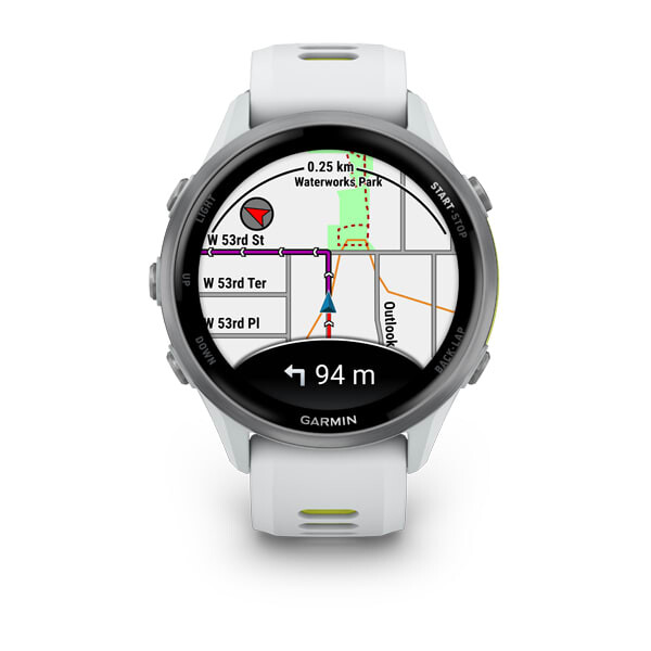 Garmin Forerunner 970 47 MM Titanyum Beyaz-Sarı Akıllı Saat