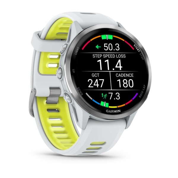 Garmin Forerunner 970 47 MM Titanyum Beyaz-Sarı Akıllı Saat