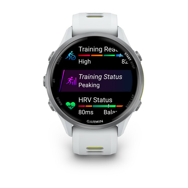 Garmin Forerunner 970 47 MM Titanyum Beyaz-Sarı Akıllı Saat