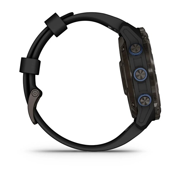 Garmin Descent MK3İ 51 MM Karbon Gri DLC Titanyum Siyah Silikon Kayışlı Akıllı Saat