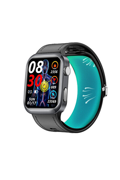 Spovan Electro Air 2 Hava Basınçlı Sesli Görüşme Özellikli Akıllı Saat - Siyah