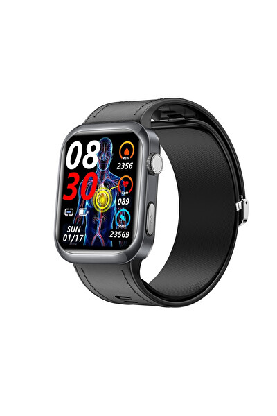 Spovan Electro Air 2 Hava Basınçlı Sesli Görüşme Özellikli Akıllı Saat - Siyah