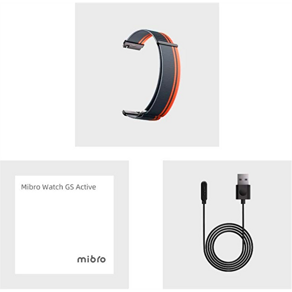 Mibro Watch GS Active Akıllı Saat Gri - Yedek Kordon