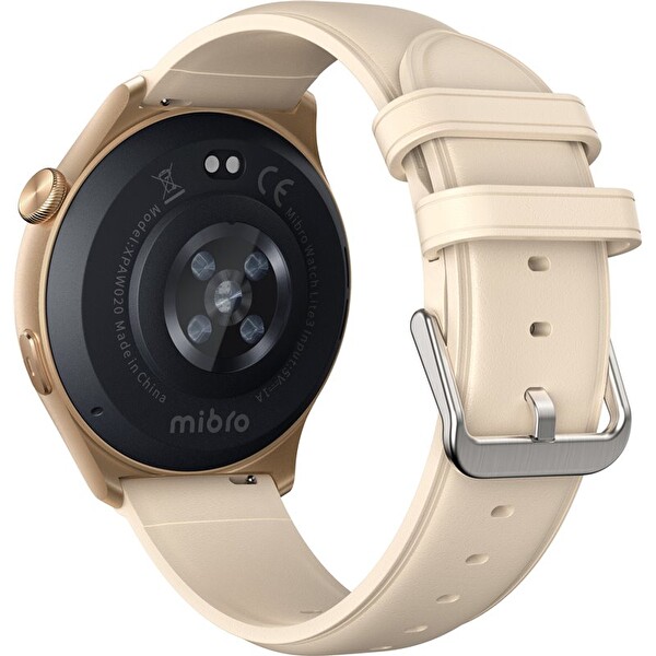 Mibro Watch Lite 3 Rose Gold-Bej Akıllı Saat - Yedek Kordon