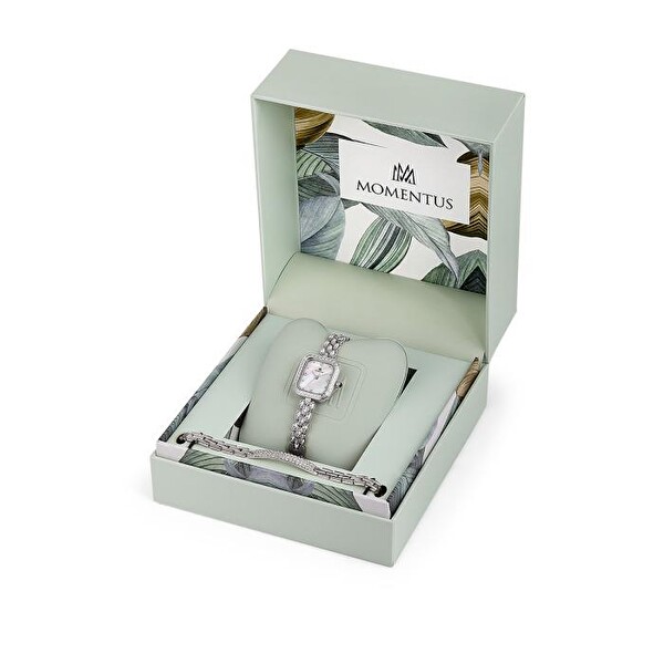 Momentus SS403S-09SSS (SET) Kadın Kol Saati ve Bileklik