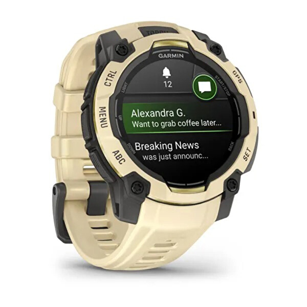 Garmin Instinct 3 45 MM Amoled Akıllı Saat Sitrin