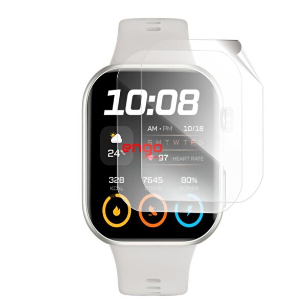 Engo Honor Choice Watch 2i Ekran Koruyucu TPU Şeffaf Film 2 Adet