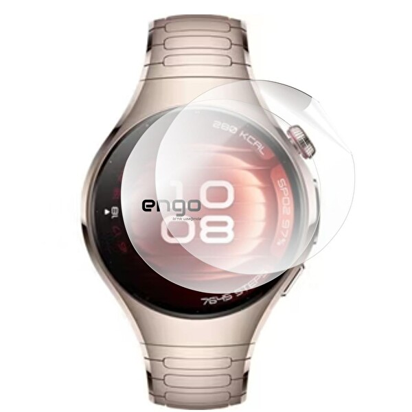 Engo Huawei Watch 5 42 MM TPU Şeffaf Ekran Koruyucu 2 Adet
