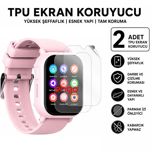 Engo Wonlex CT23 TPU Şeffaf Film Mini Ekran Koruyucu 2 Adet