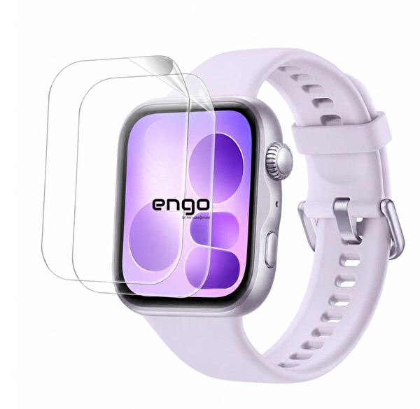 Engo Huawei Watch Fit 5 TPU Şeffaf Film 2 Adet Ekran Koruyucu