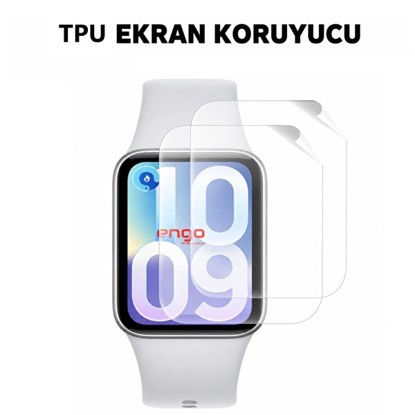 Engo Xiaomi Smart Band 10 Pro TPU Film Ekran Koruyucu 2 Adet