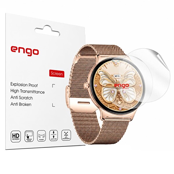 Engo Haino Teko Watch Ultra 5 Uyumlu Ekran Koruyucu TPU Film 2 Adet