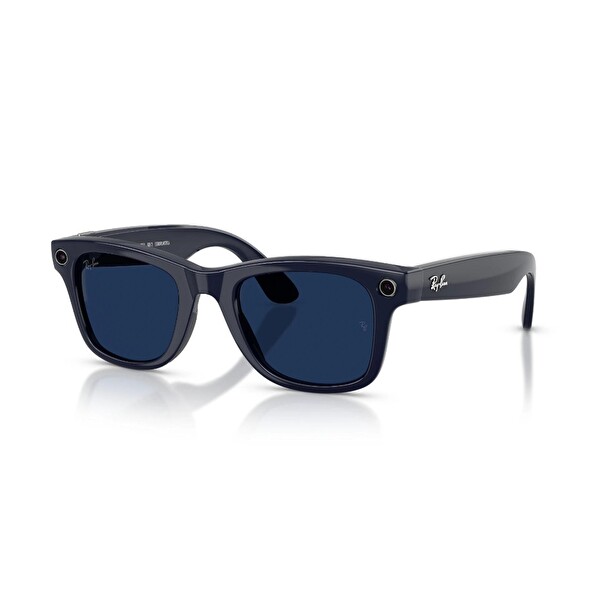 Ray-Ban Meta Wayfarer Gen 2 Akıllı Gözlük RW4012 Shiny Blue Renk Geçişli Şeffaf-Saphire S53 Beden 6628MF53