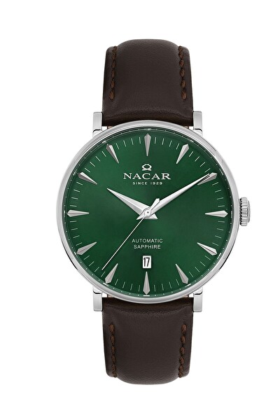 Nacar NC34-29B640-ANL2 Safir Camlı Otomatik Erkek Kol Saati
