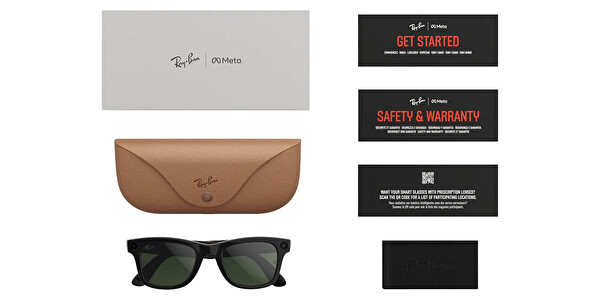 Ray-Ban Meta Wayfarer Gen2 RW4012 S50-S Şeffaf Yeşil Renk Geçişli Parlak Çerçeveli Akıllı Gözlük